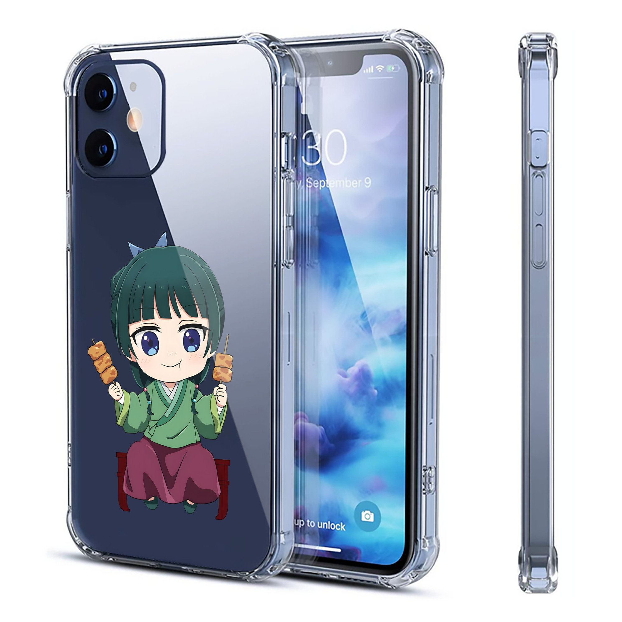 （画像用） 薬屋のひとりごと The Apothecary Diaries 【iPhone 12シリーズ対応】透明スマホケース（クリアソフトケース）